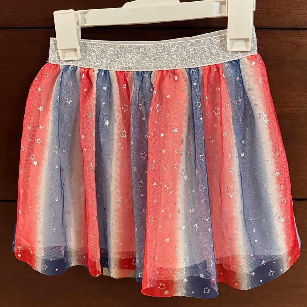 Cat & Jack Multicolor Tulle Skirt with Glitter Waistband
